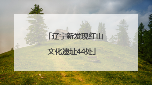 辽宁新发现红山文化遗址44处
