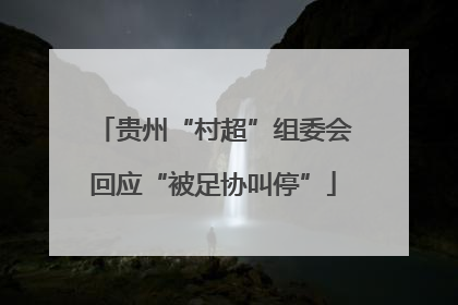 贵州“村超”组委会回应“被足协叫停”