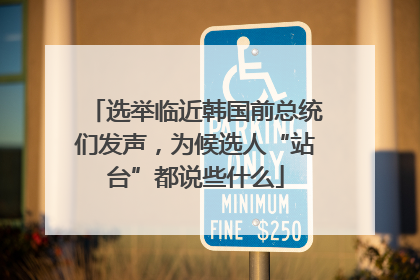 选举临近韩国前总统们发声，为候选人“站台”都说些什么