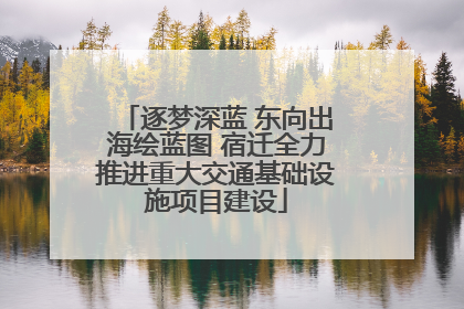 逐梦深蓝 东向出海绘蓝图 宿迁全力推进重大交通基础设施项目建设