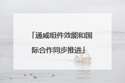 通威组件效能和国际合作同步推进