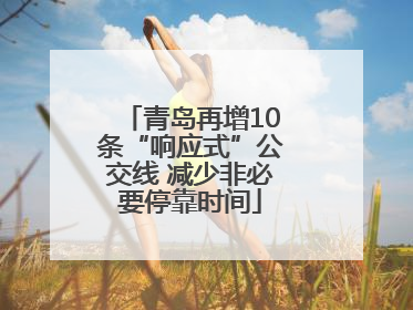 青岛再增10条“响应式”公交线 减少非必要停靠时间