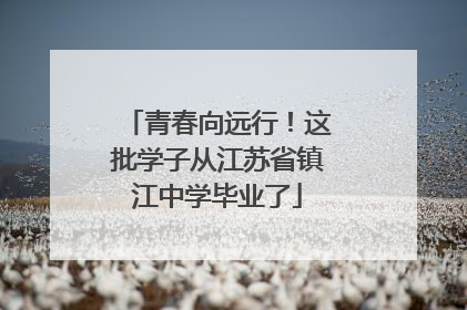 青春向远行！这批学子从江苏省镇江中学毕业了