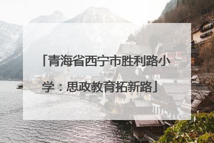 青海省西宁市胜利路小学：思政教育拓新路