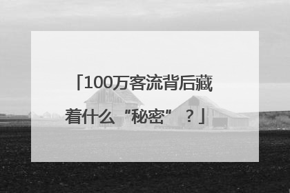 100万客流背后藏着什么“秘密”？