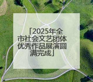2025年全市社会文艺团体优秀作品展演圆满完成