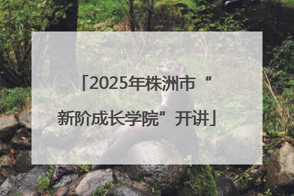 2025年株洲市“新阶成长学院”开讲