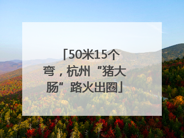 50米15个弯，杭州“猪大肠”路火出圈