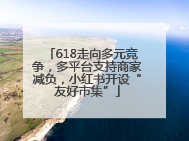 618走向多元竞争，多平台支持商家减负，小红书开设“友好市集”